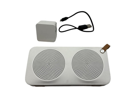 JVC bärbar bluetooth-högtalare – vit och guld (Begagnat)