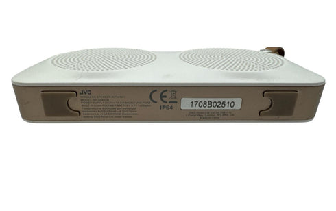 JVC bärbar bluetooth-högtalare – vit och guld (Begagnat)