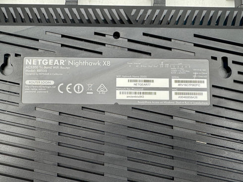 Trådlös router Netgear R8500 Nighthawk X8 AC5300 (Beg)