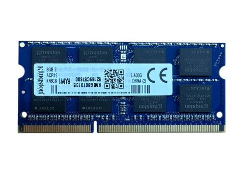 KINGSTON 8GB 2Rx8 PC3L-12800S DDR3 SODIMM LAPTOP (beg)