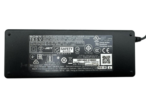 Original Sony Vaio ACDP-060S03/ 19,5 V 3,05 A/AC Adapter laddare (beg)
