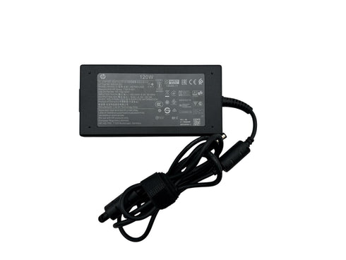 Original HP Original 120W 19,5V-6,15A, (7,4x5,0 mm) med nätsladd (beg)