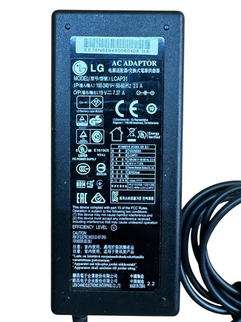 Laddare för LG LCAP31 19V 7.37A laddare (beg)