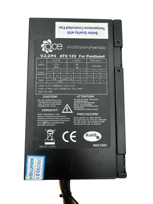 Nätaggregat/PSU - ACE ATX 500W Switching (beg)