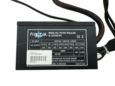 Fractal Design Tesla 650W Nätaggregat/PSU (beg)