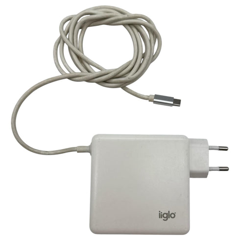 iiglo universal USB-C laddare till PC, telefon och surfplatta, USB-C 90W 1.8m (Beg)