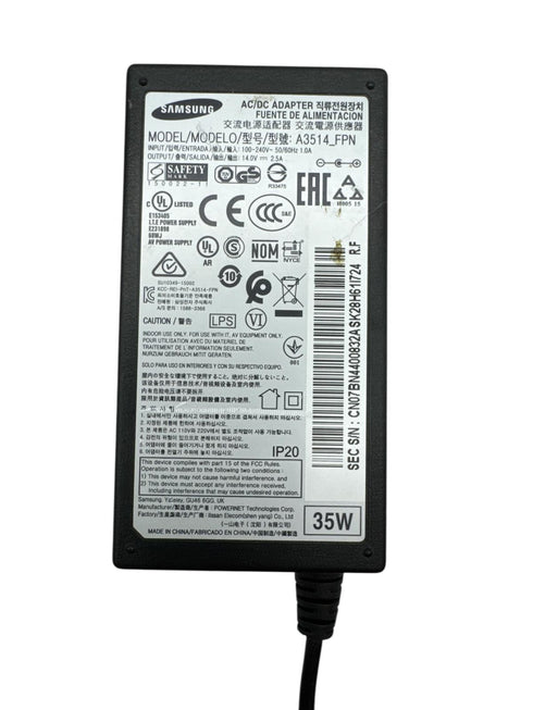 Original Samsung AC-adapter A3514_FPN 14V 2,5A 35w (beg