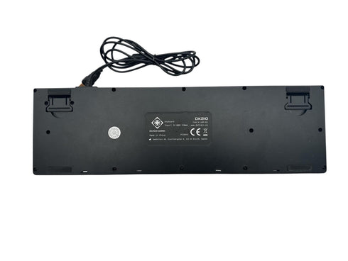 DELTACO GAMING tangentbord nordisk layout, orange belysning (beg)