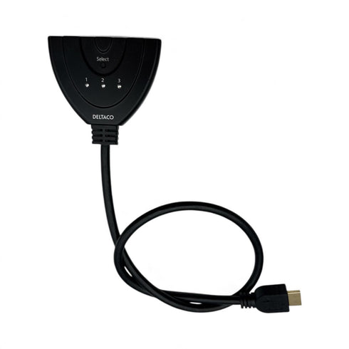 HDMI-switch 3 ingångar 1080P - Svart (beg)