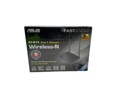 Asus RT-N12 3-in-1 Router Wireless-N