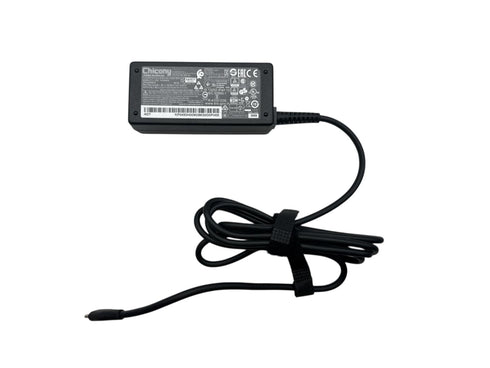 Chicony Laddare/AC-adaptrar modell (A16-045N1A) Typ USB-C. (beg)