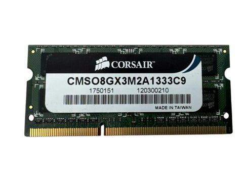 Ram Minne 8GB DDR3L (1x8GB) CORSAIR SODIMM CMSO8GX3M2A1333C9 RAM Minne