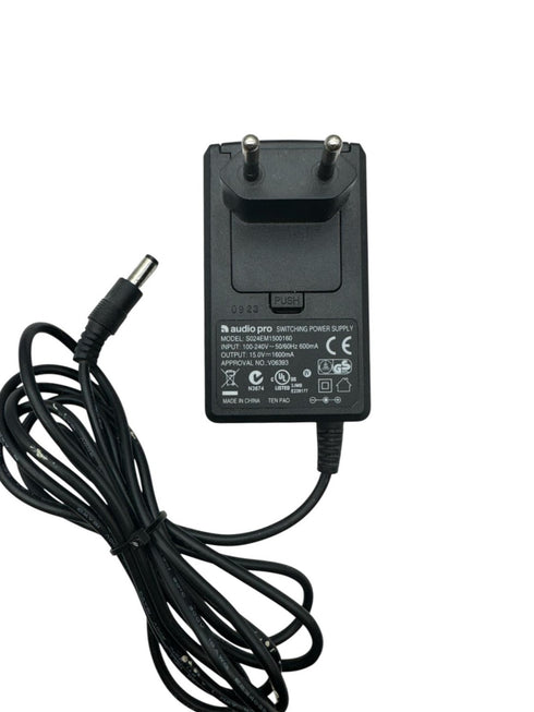 Audio Pro Adapter laddare 15.0V DC 1600mA