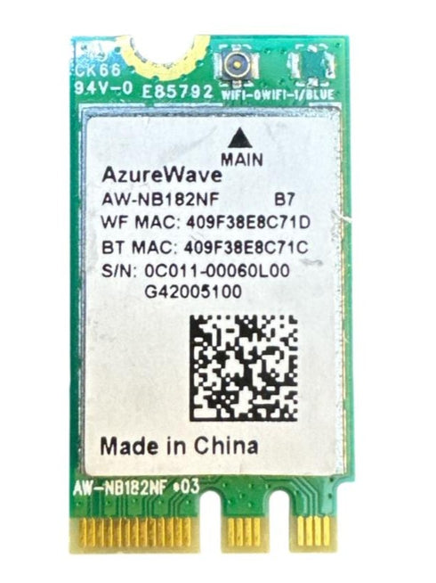 AzureWave AW-NB182NF Wi-Fi + Bluetooth (Begagnat)