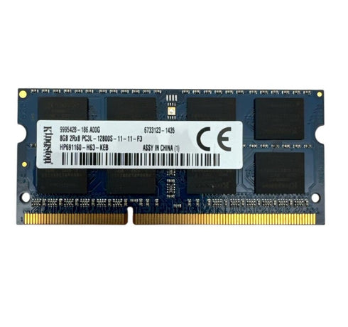 Ram Minne 8GB DDR3L (1x8GB) Kingston SODIMM 2Rx8 PC3L-12800S