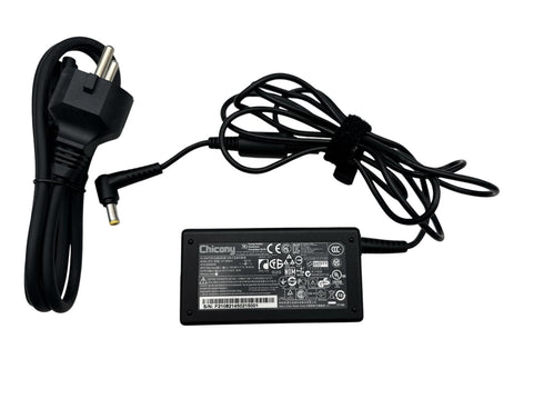 Chicony (modell A11-065N1A) 65W 19 - 3,42A med nätsladd (beg)