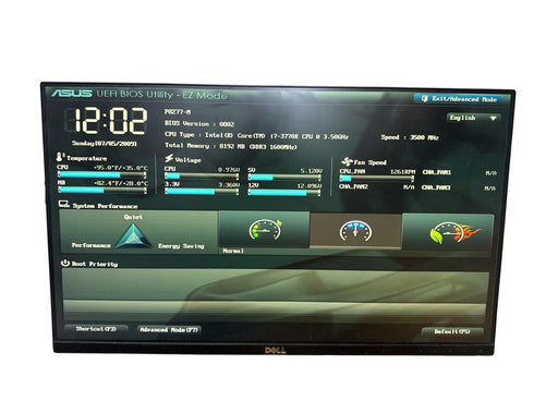 Moderkort Asus P8Z77-M med Processor och RAM minne