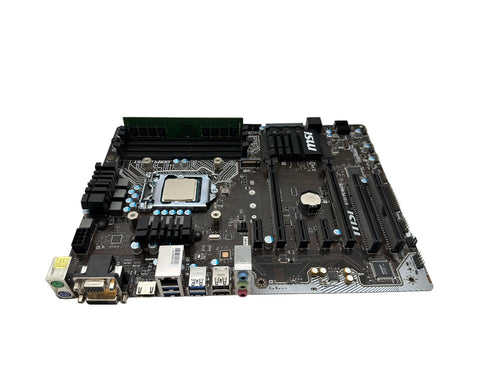 Moderkort MSI B150 PC MATE + Intel i5-6500 + 8GB DDR4