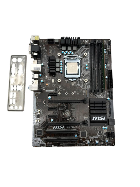 Moderkort MSI B150 PC MATE + Intel i5-6500 + 8GB DDR4