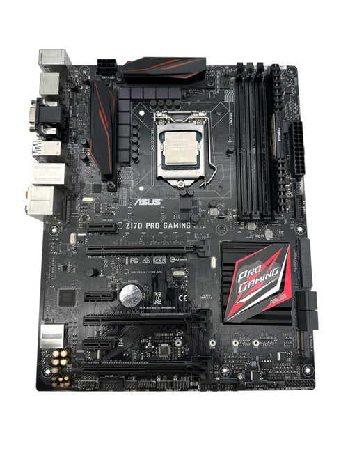 Moderkort ASUS Z170 PRO GAMING + Intel i5-6500 + 8GB Corsair DDR4