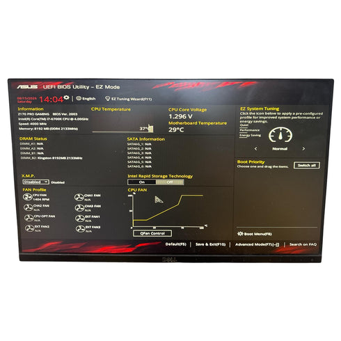 ASUS Z170 PRO GAMING + Intel Core i7-6700K 4.0GHz + 8GB DDR4