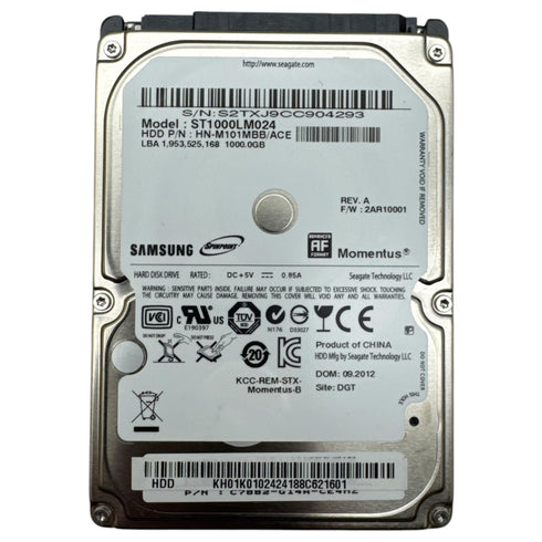 SAMSUNG hårddisk 2.5 - 1000gb (beg)