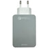 DELTACO Väggladdare USB-C USB-A Quick Charge 3.0 (beg)