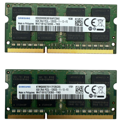 Samsung 16GB (2x8GB) DDR3L 1600MHz SO-DIMM PC3L-12800S