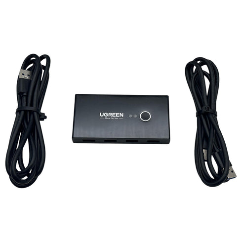 UGREEN USB 3.0 Switch 2-in-4 – 4 USB-portar, 2 datorer