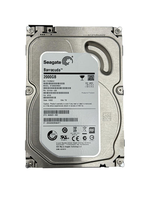 Seagate BarraCuda 2TB 3,5" HDD – ST2000DM001, SATA 6Gb/s, 7200 RPM