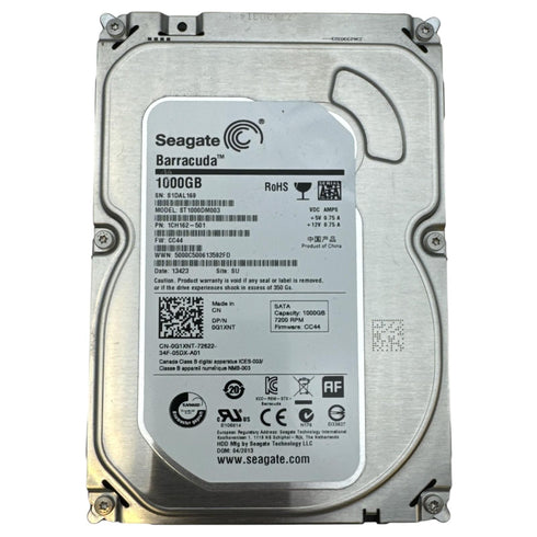 Seagate Barracuda 1000GB 7200 RPM SATA-hårddisk – ST1000DM003