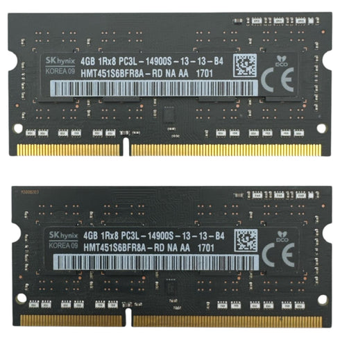 SK Hynix 8 GB (2 x 4 GB)-1866 SO- 14900 DDR3L / DIMM HMT451S6BFR8A-RD