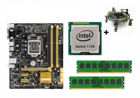 Moderkort ASUS B85M-G med Processor intel core i5-4440(och RAM minne 8GB