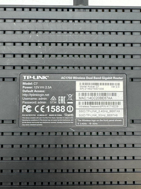 AC1750 Wireless Dual Band Gigabit Router