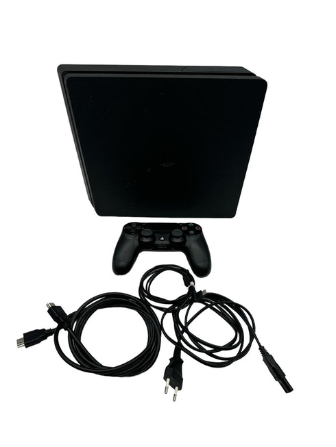Sony PlayStation 4 Slim Black - 500GB med handkontroll och tillbehör .BEGAGNAT