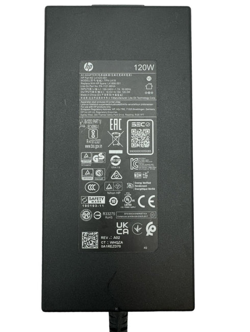 HP Original 120W Laddare 4.5mm Slim 120W L41423-001(19.5V/6.15A (beg)