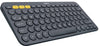 Logitech K380 Trådlöst tangentbord Bluetooth (grå)