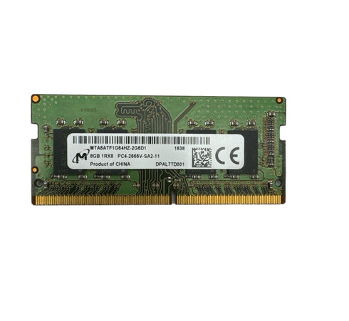 8GB DDR4 1x8GB Micron SODIMM 1Rx8 PC4-2666V 2666MHz RAM Minne