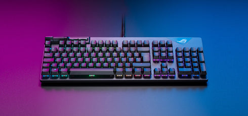 ASUS ROG Strix Flare RGB Gamingtangentbord Model: XA01 (beg)