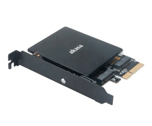 Akasa M.2 PCIe och M.2 SATA SSD Adapter