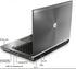 HP EliteBook 8460p - Core i7 2620M / 4GB Ram / 128GB SSD / 14" LED / WIN 10 (beg)