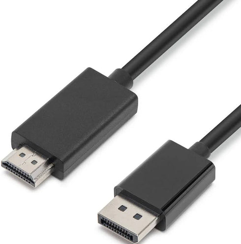 DisplayPort- till HDMI-adapter kabel 1.8 m Svart (beg