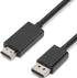 DisplayPort- till HDMI-adapter kabel 1.8 m Svart (beg