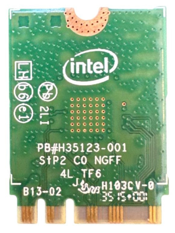 Infinity Datorer Intel Dual Band Wireless-AC 3165 nätverkskort. (Modell: 3165NGW ) nätv ...