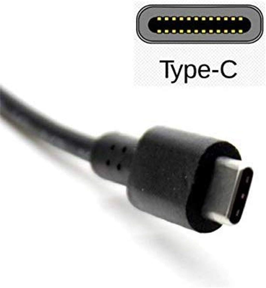 Chicony Laddare/AC-adaptrar modell (A16-045N1A) Typ USB-C. (beg ...